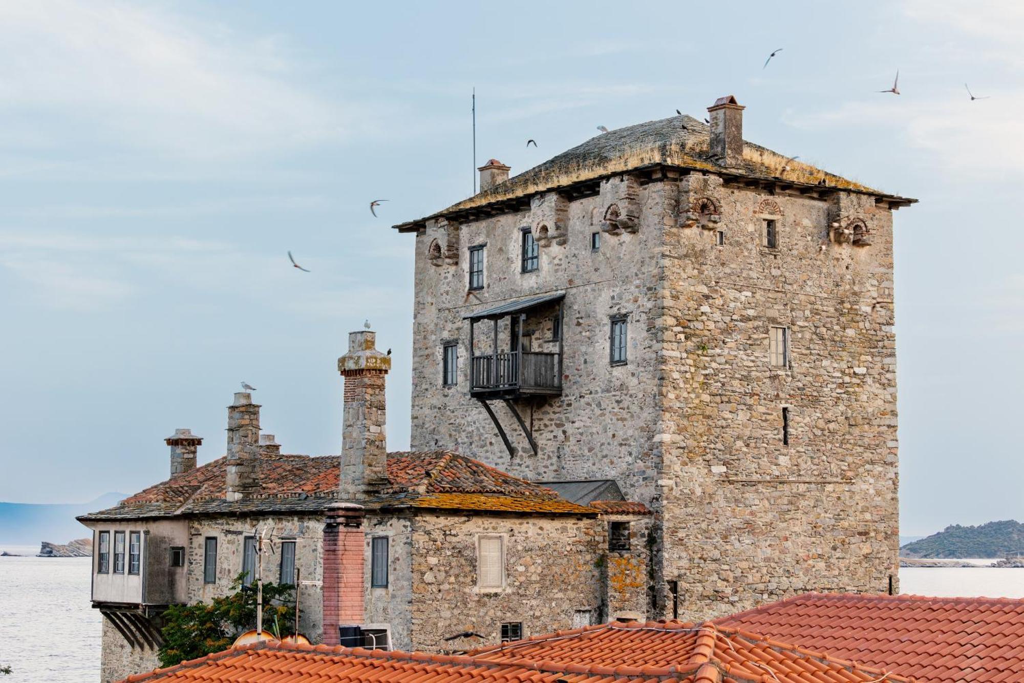 Athos Guest House Pansion Uranúpoli Kültér fotó