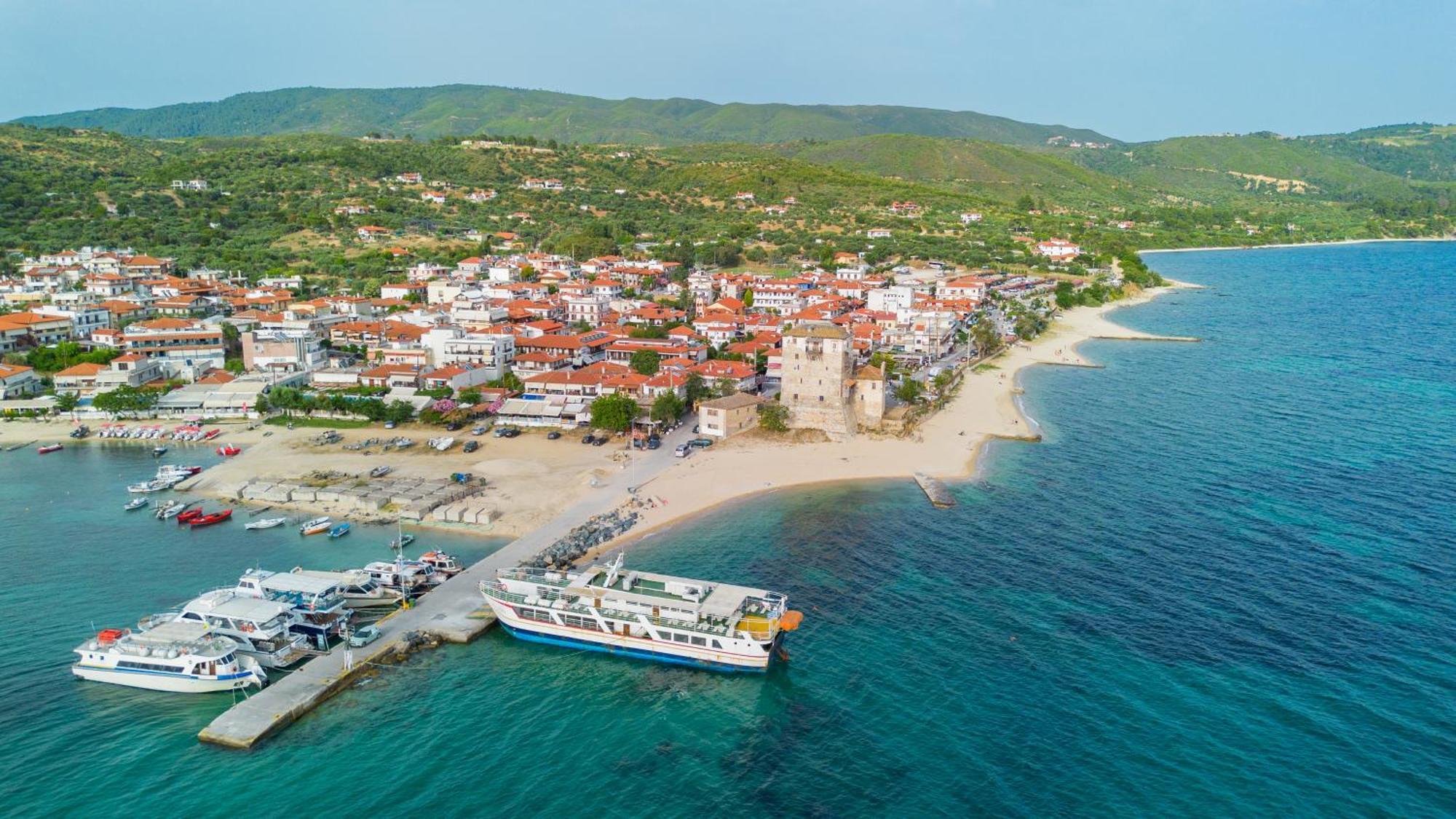 Athos Guest House Pansion Uranúpoli Kültér fotó